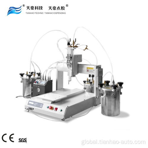 Two component Meter Mix Dispensing Automatic epoxy resin dispensing equipment with cleaning Supplier